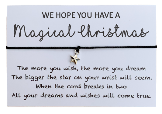 Christmas Wish Bracelet Cards - Perfect For Neighbour Gifts