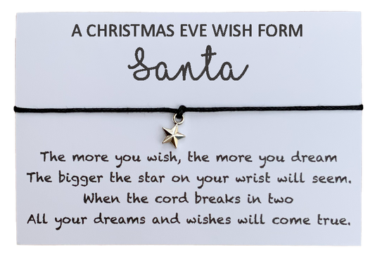 Christmas Eve Gift From Santa Claus - Wish Bracelet