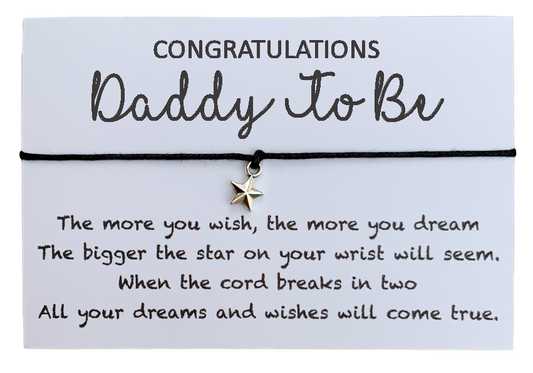 Daddy To Be Gift - Wish Bracelet
