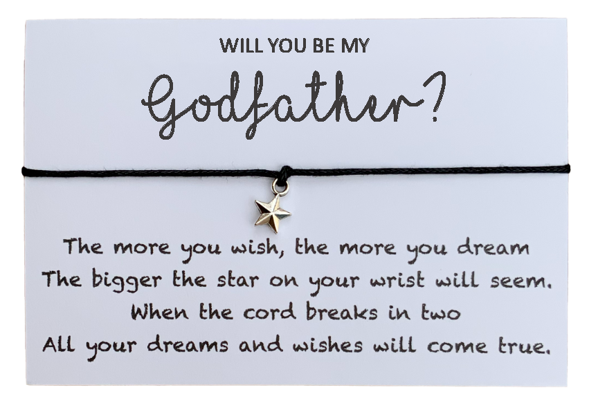 Will You Be My Godmother / Godfather Request Card, Christening Baptism Proposal