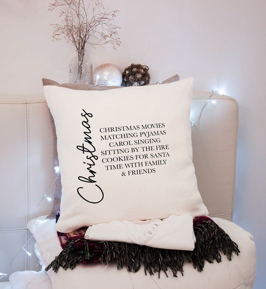 Christmas Cushion - Living Room Decorations - Christmas Gift For Her