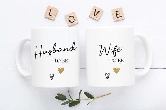Engagement Gift For Couples - Husband And Wife Mugs - Mr And Mrs Mugs - Bridal Shower Gift