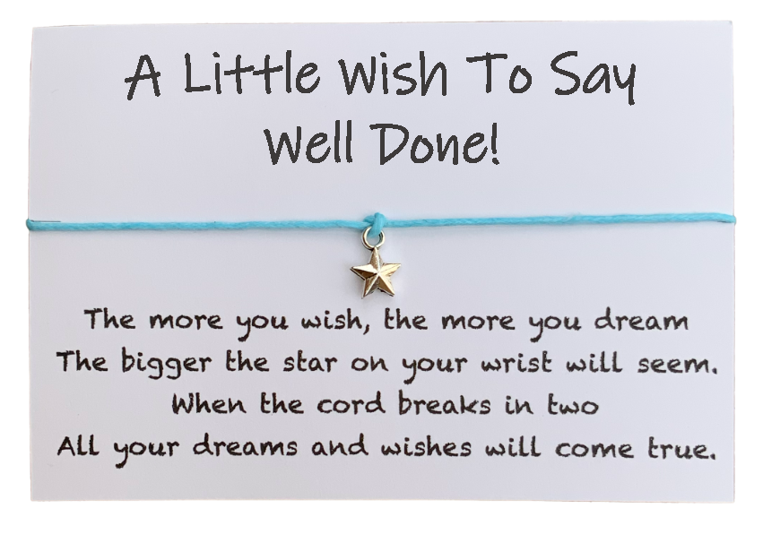 Well Done Wish Bracelet, Gift For Friends - Well Done Gift